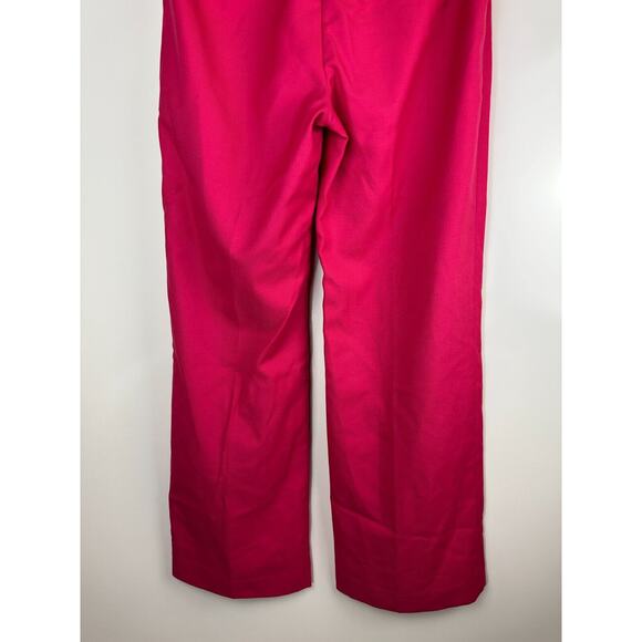 Banana Republic Lido Wide Leg Wool Pant Happy Hour Pink Women's Size 14L 14 long - Picture 8 of 14